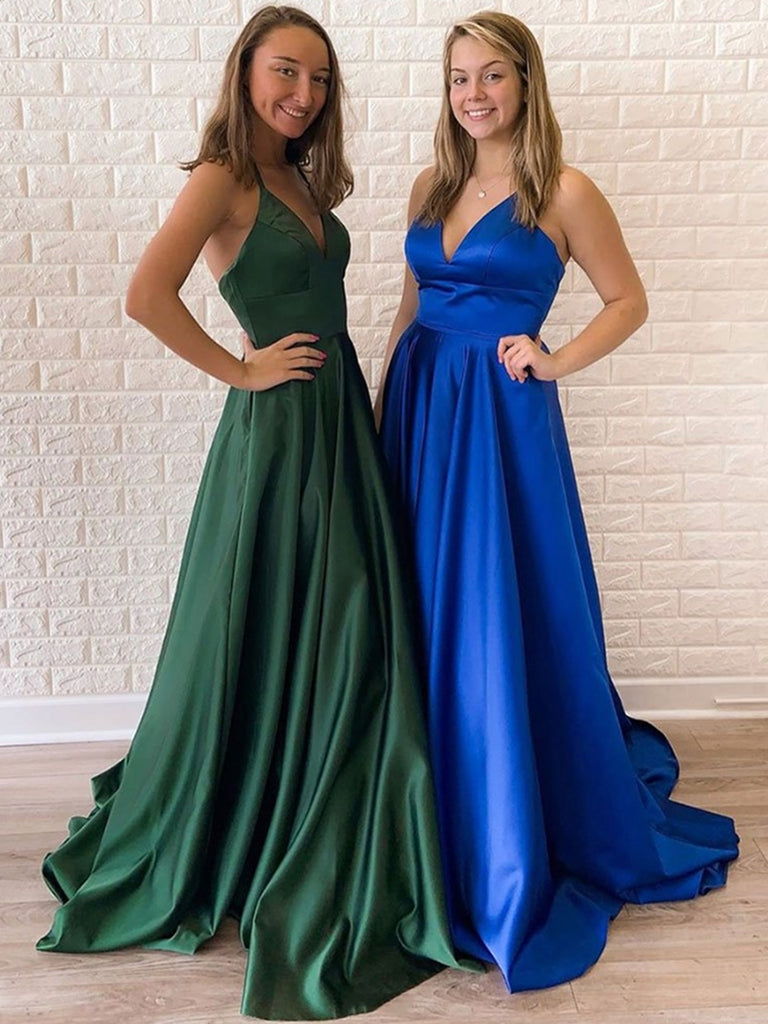 blue prom outfit