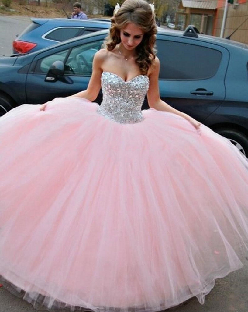 girls pink prom dresses