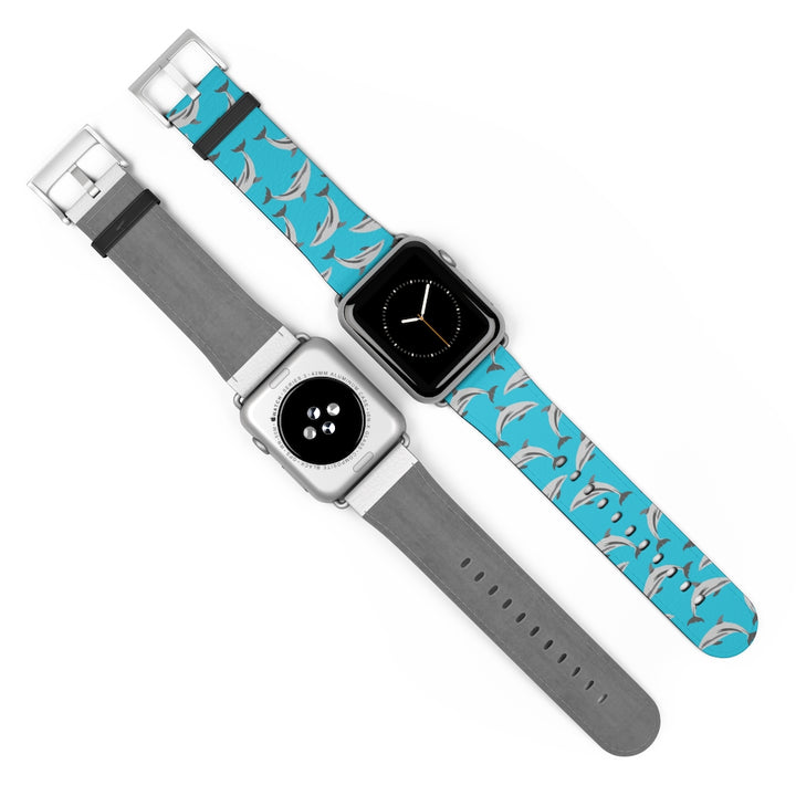 Game Time Miami Dolphins Silicone Apple Watch Band