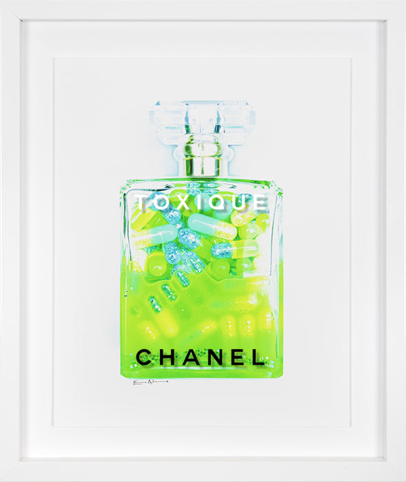 Emma Gibbons - 'Toxique Chanel-Green ' - Framed Limited Edition — New Look  Art