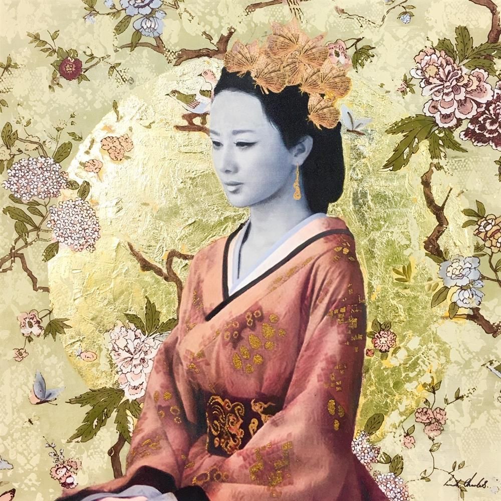Linda Charles - 'Geisha Couture II' - Framed Original Artwork — New ...