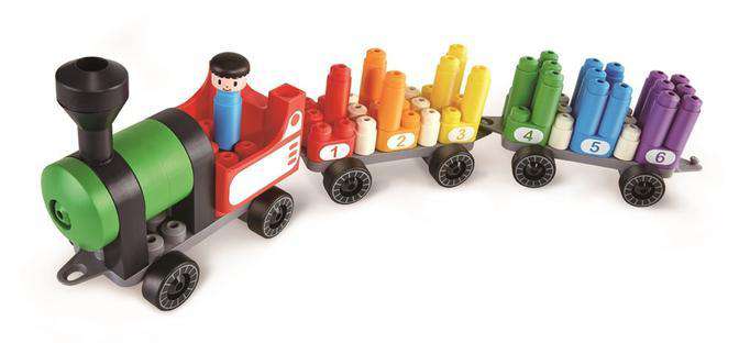 Hape Poly M Rainbow Counting Train Mom S Milk Boutique