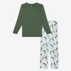 Posh Peanut ~ Men's Long Sleeve Pajama  Set ~ Percy