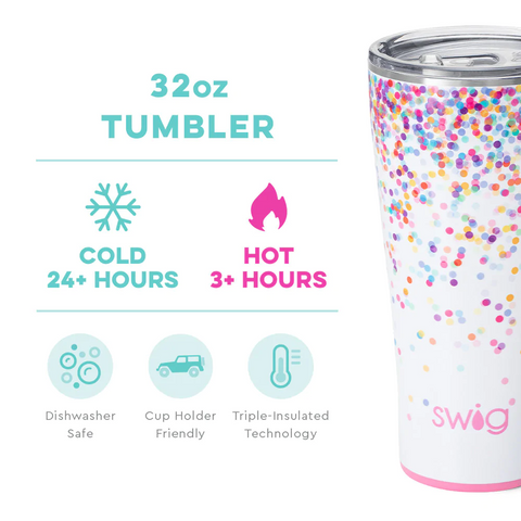 Swig 32 oz Tumbler Confetti