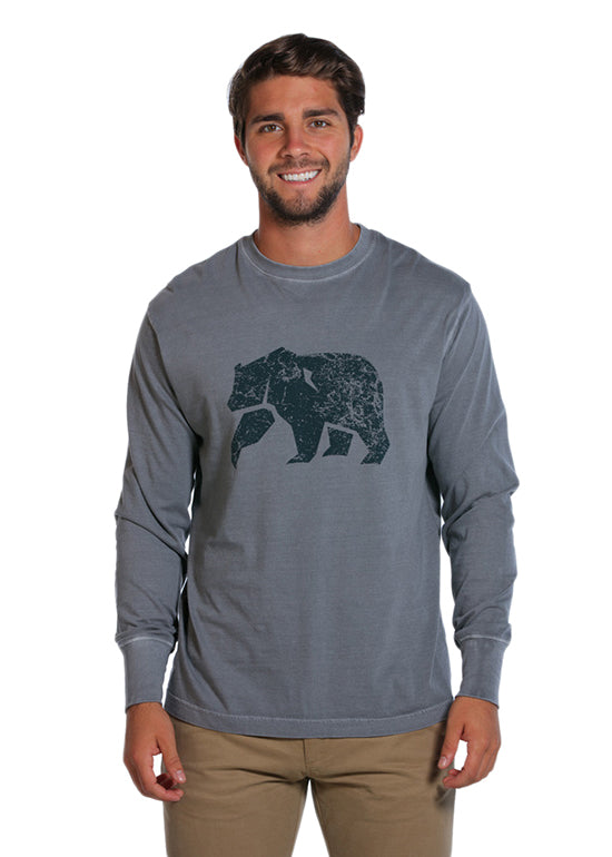 Bear Logo Long Sleeve Tee The Normal Brand