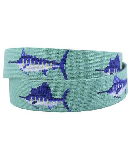 smathers and branson bill fish needlepoint belt