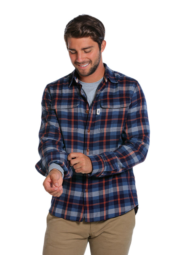 Brushed Buffalo Button Down Shirt by The Normal Brand