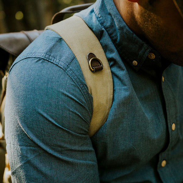 Washed Houndstooth Button Down Shirt by The Normal Brand