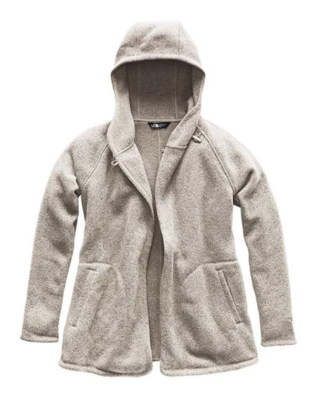 north face crescent fleece hooded wrap