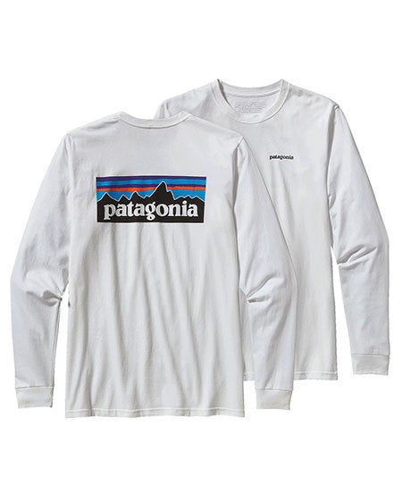 Hong Kong skrivebord toksicitet Patagonia | Men's Long Sleeved P-6 Logo T-Shirt - Tide and Peak Outfitters
