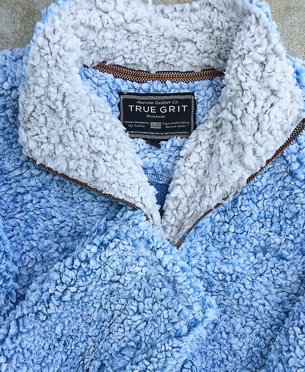 Frosty Tipped Pile 1/2 Zip Pullover by True Grit
