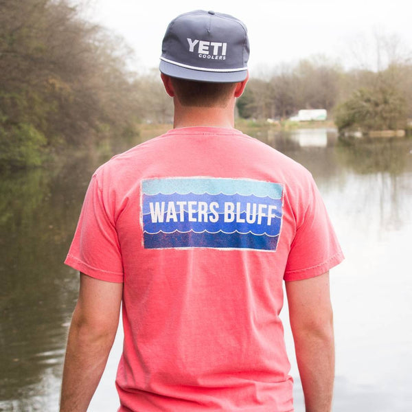 Wave Pocket Tee Shirt in Island Reef Green by Waters Bluff Clothing Co.