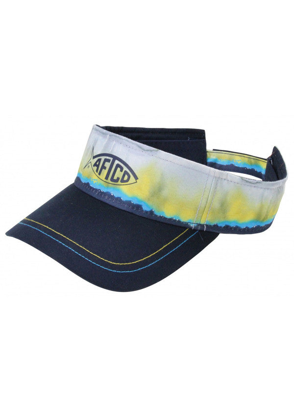Yellowfin Visor in Navy by AFTCO