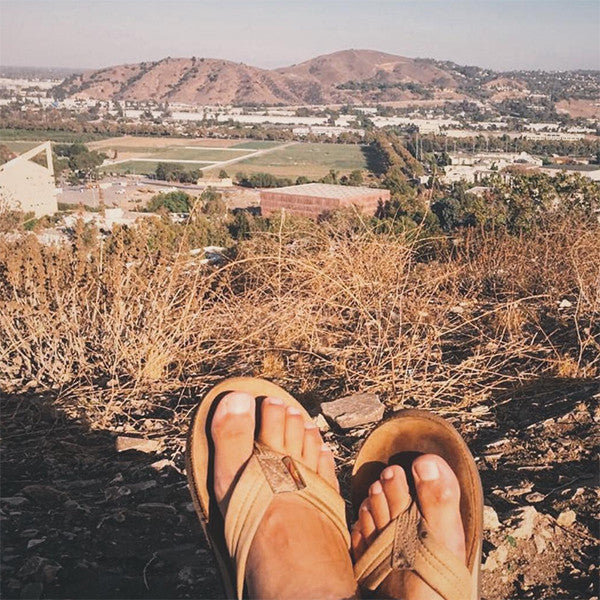 double layer classic leather with arch support