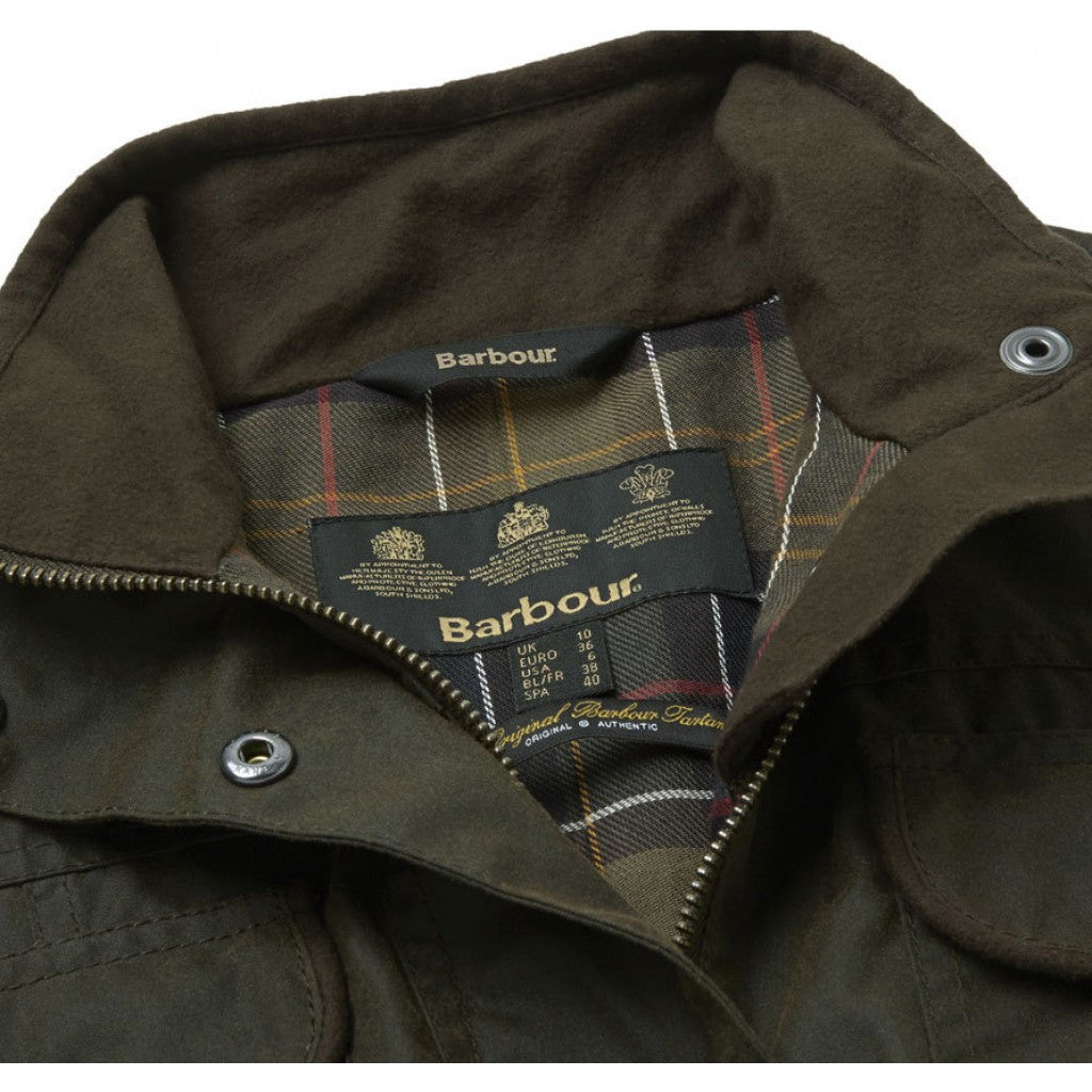 barbour ladies utility wax jacket