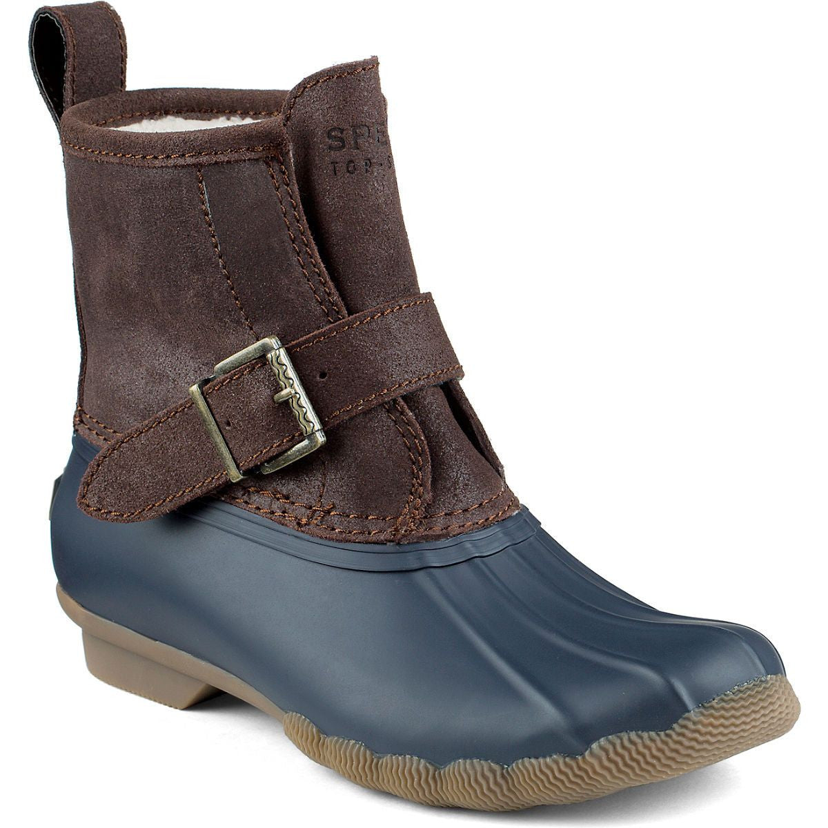leather duck boot
