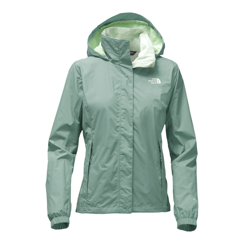 north face white raincoat