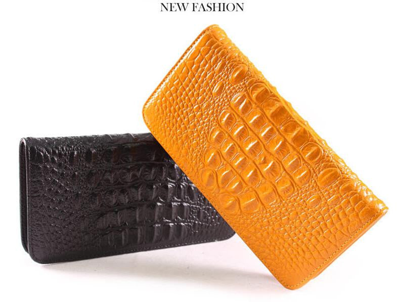 Purses & Wallets - Crocodile Embossed Genuine Leather Ladies Wallet - Black for sale in Cape ...