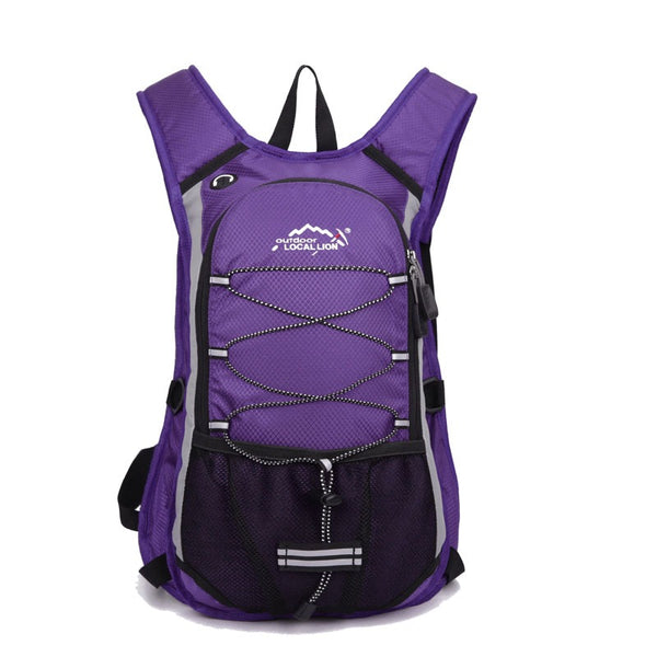 8L Backpack Hydration System Water Bag with FREE 1.5L Bladder - purple ...