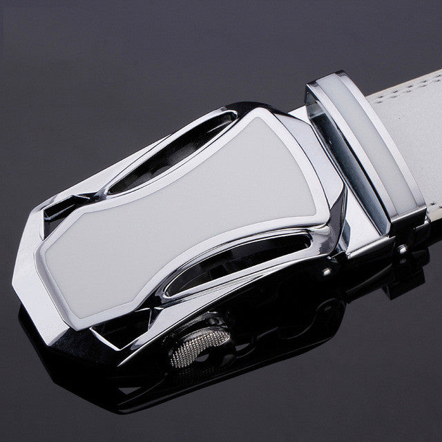 Belts & Belt Buckles - Leather Automatic Buckle Formal Belt - White for sale in Johannesburg (ID ...