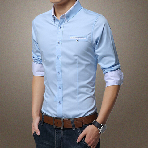 slim formal shirts