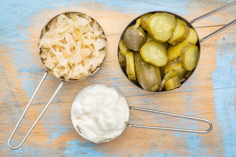Probiotic-Rich Foods, yogurt and fermented vegetables, Are Fermented Foods the Same As Probiotics?