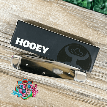 HOOEY  "OX HORN TRAPPER" KNIFE, LARGE