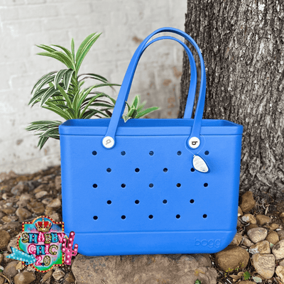 Bogg (Knock Off) Boho Tassel Bag Charmsperfect with Bogg Bags Blue