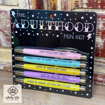 Adulthood Pen Set