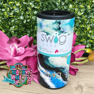 Swig Skinny Can Cooler 12 oz.  Fleur Noir – Southern Routes