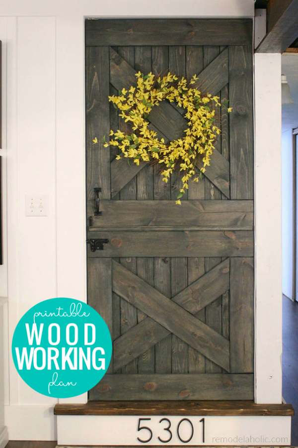 DIY Barn Door Baby Gate Woodworking Plan + Dutch Door 