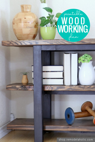 Easy DIY Modern Console Table Woodworking Plans – Remodelaholic