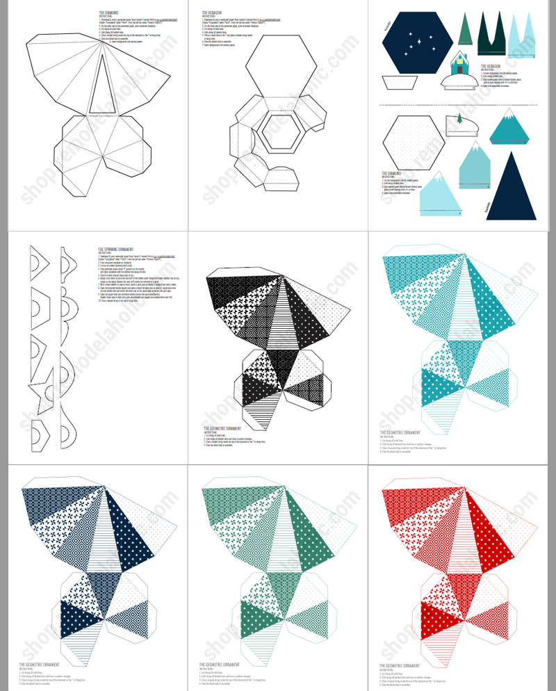 3d-paper-ornament-templates-printable-christmas-decorations