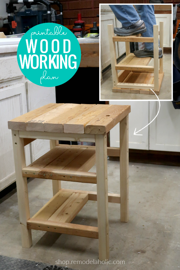 Hoosier Step Stool: Flip-Over 2x4 Bar Stool Step Ladder ...