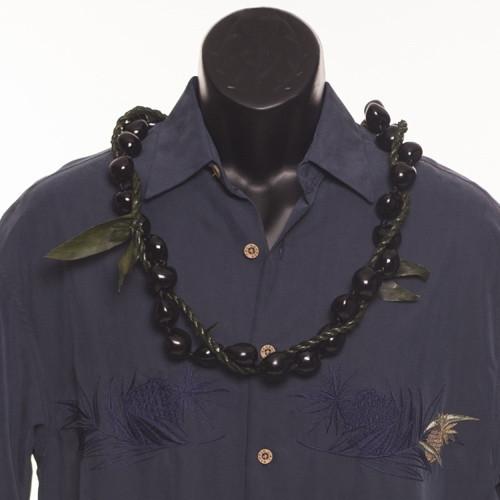 Kukui Nut Lei Necklace Hawaiian Wedding Luau Graduation - Annie Rooster's  Sally Ann's Antiques, Collectibles And More...