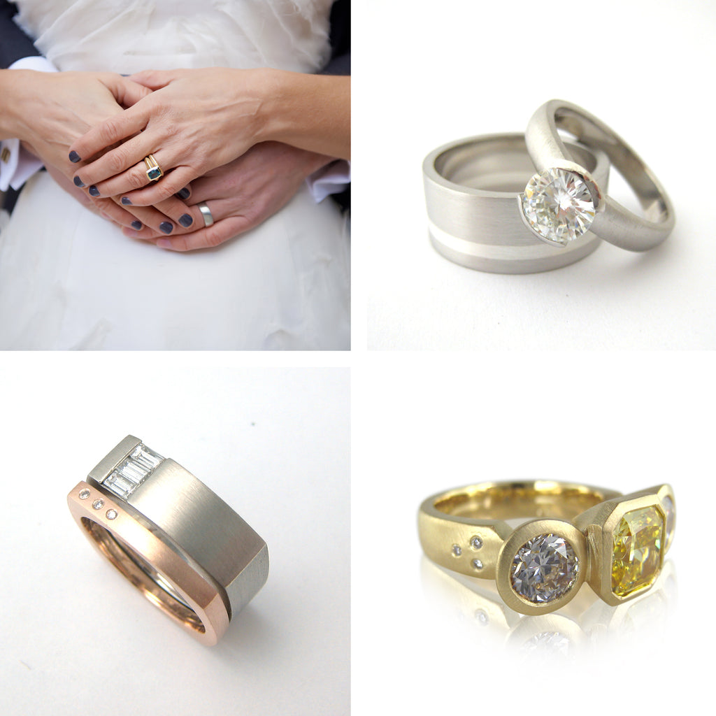 Karin Jacobson Jewelry Design custom engagement and wedding rings