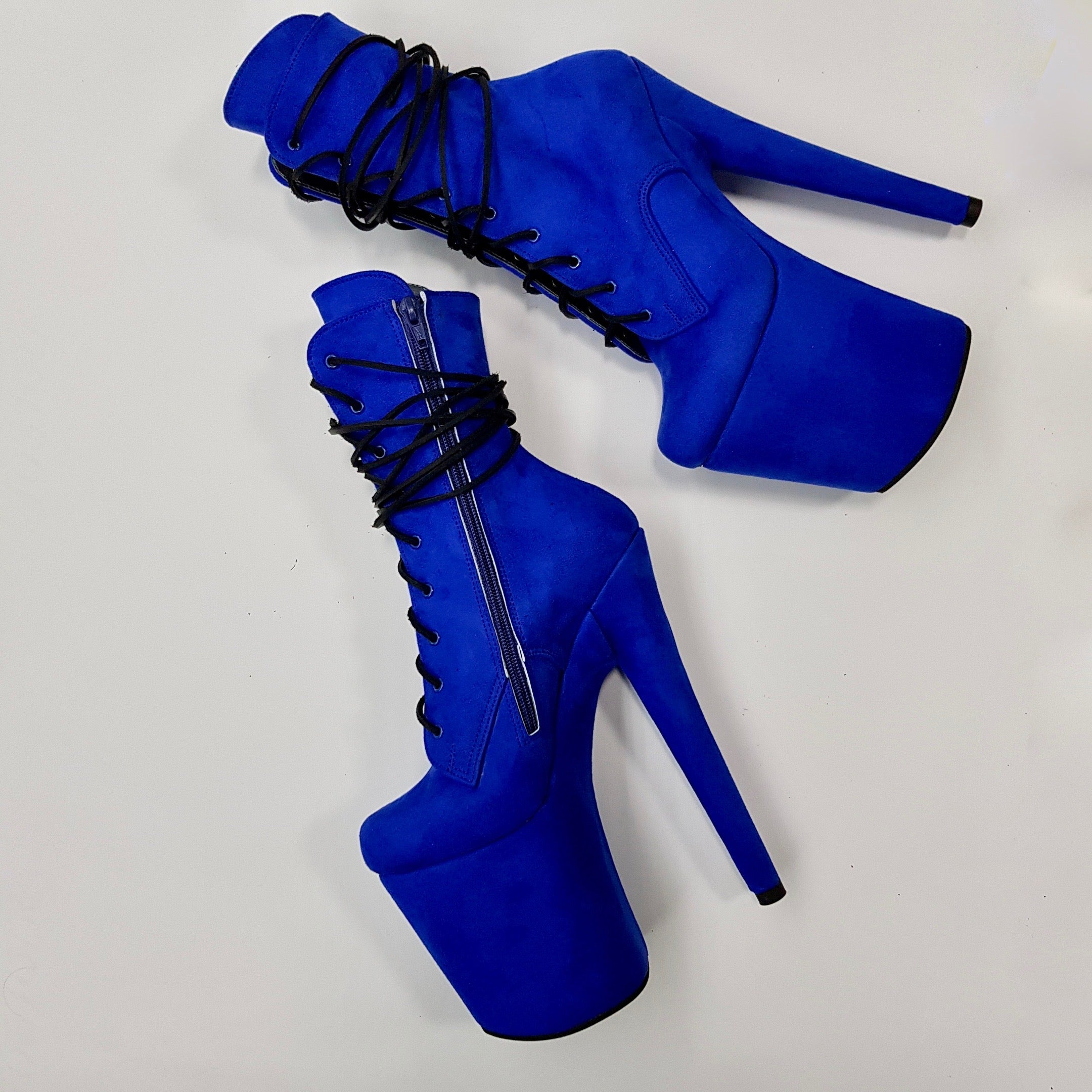 royal blue boots