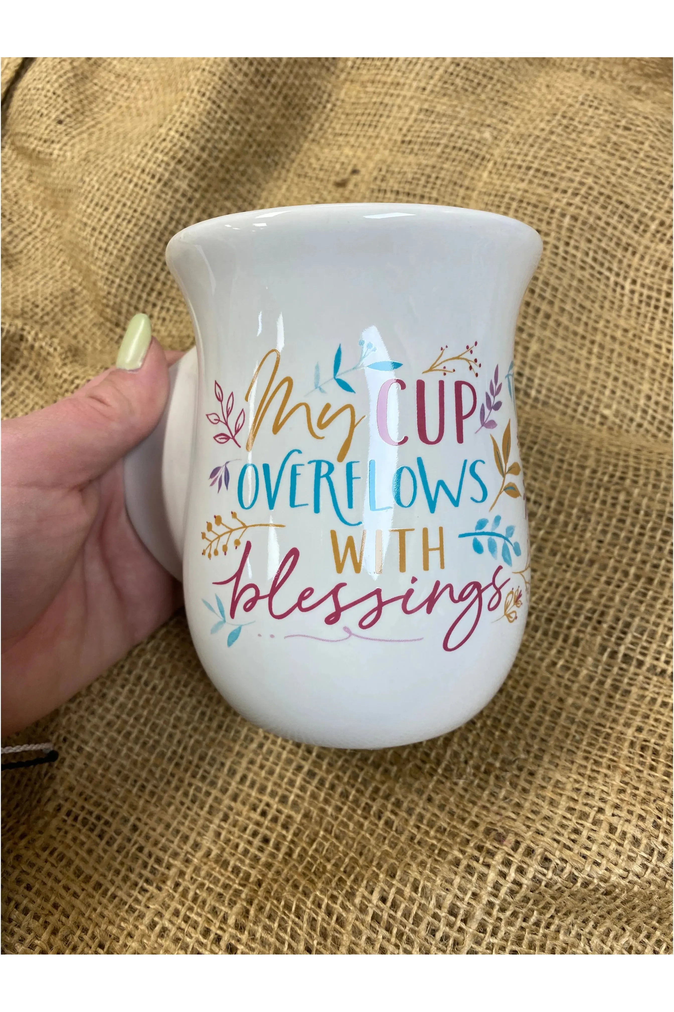 My Cup Overflows w/ Blessings Mug