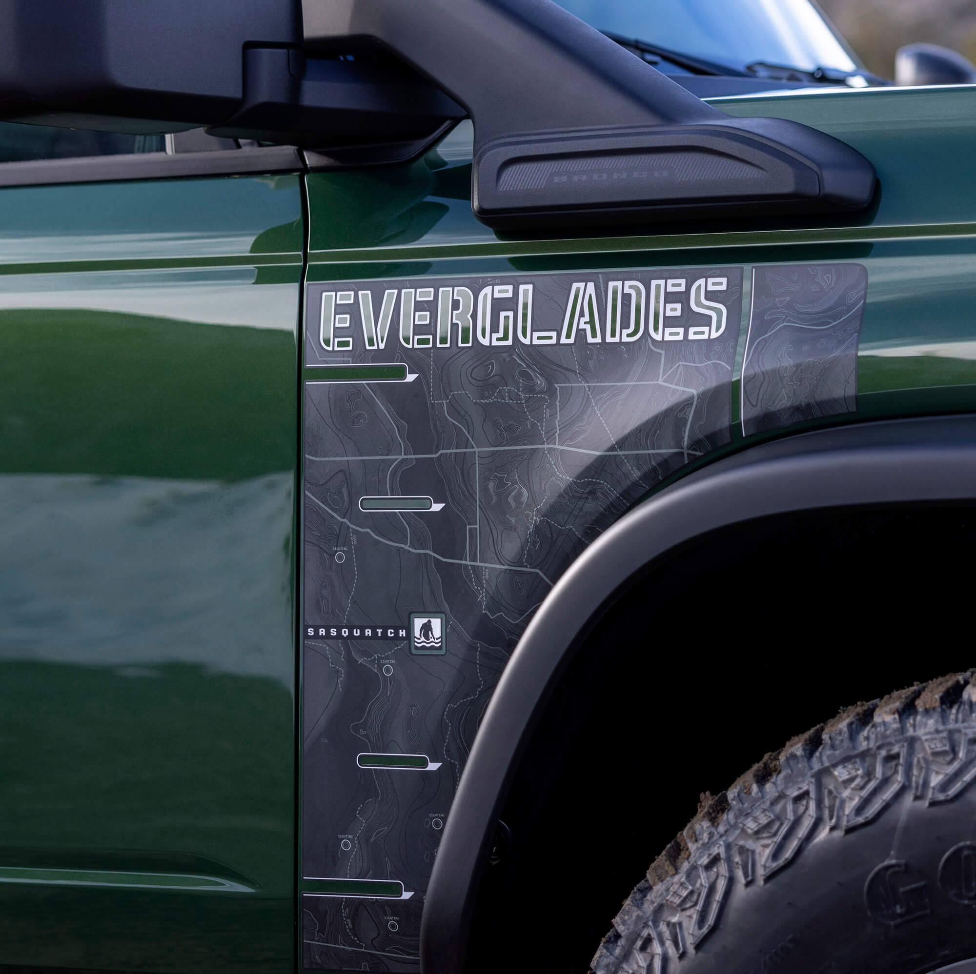 2022 Bronco Everglades Fender Graphic