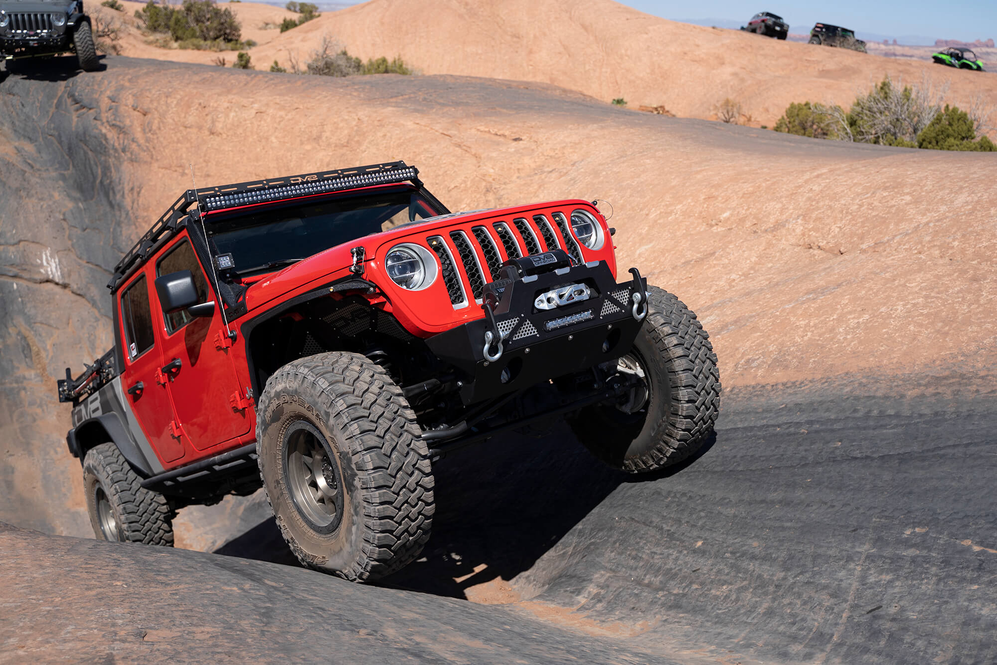 Jeep Gladiator on Hells Revenge Trail