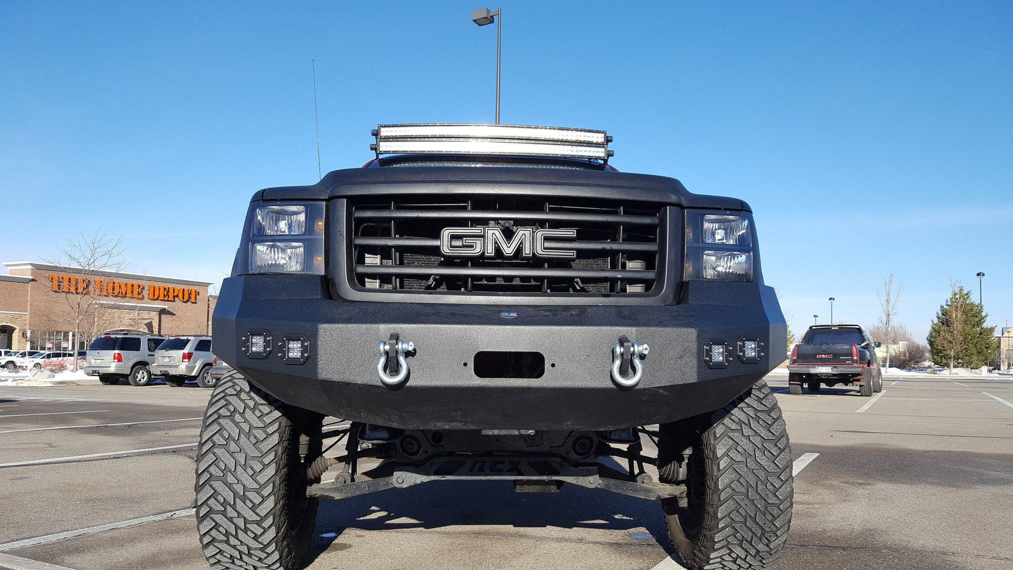 1piece steel bumper for 13 silverado