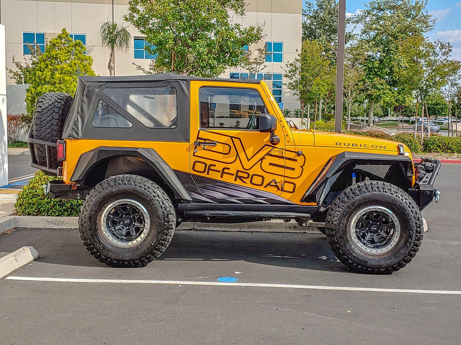 Jeep Wrangler JK Armor Fender Flares | Front & Rear - DV8 Offroad