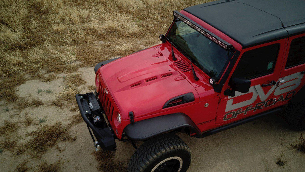 Jeep Wrangler JK Heat Dispersion Hood | DV8 Offroad