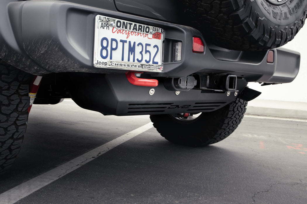 Diesel Wrangler JL Exhaust Skid Plate | DV8 Offroad