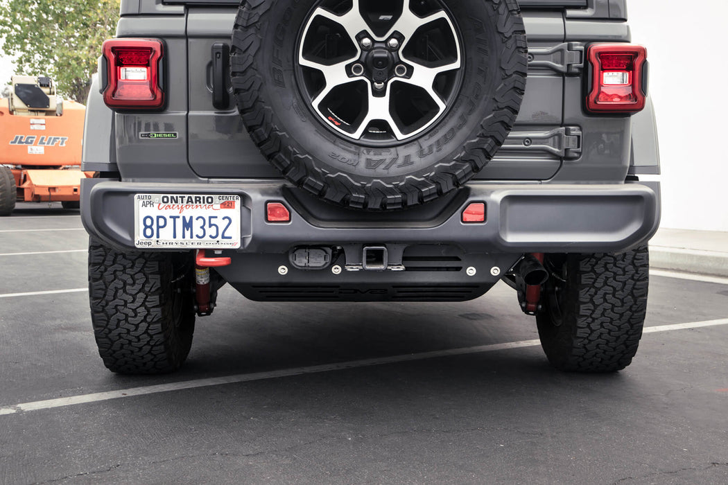 Diesel Wrangler JL Exhaust Skid Plate | DV8 Offroad