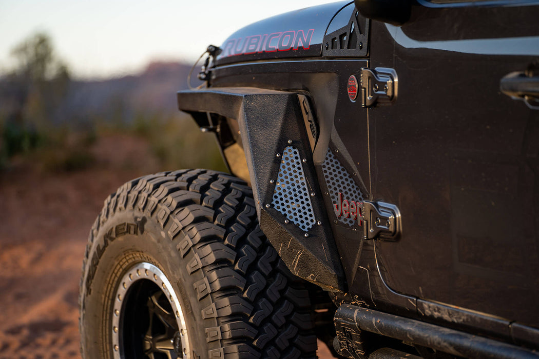 Jeep Wrangler JL Armor Fender Flares | Front & Rear — DV8 Offroad