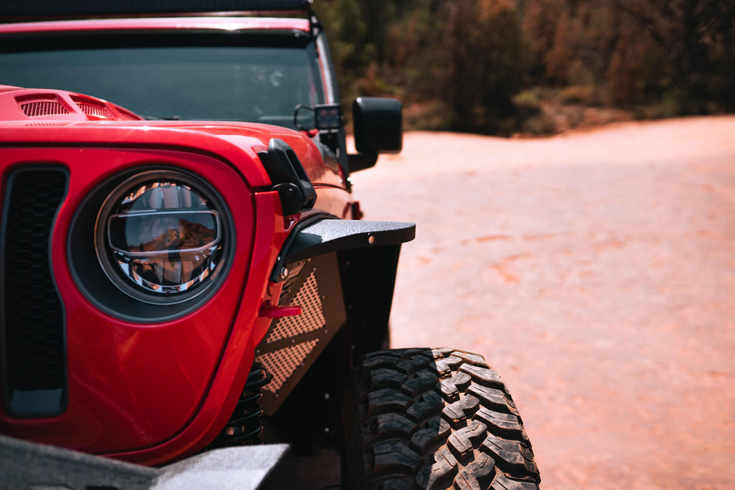 Jeep Wrangler JL Slim Fender Flares | Front & Rear — DV8 Offroad