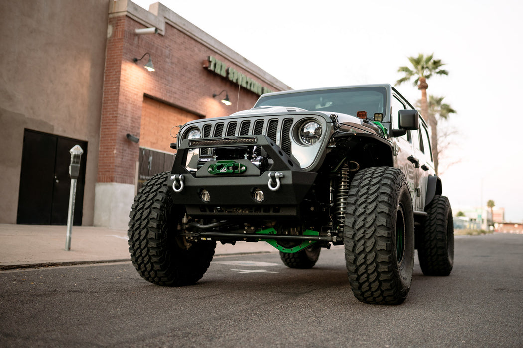 Jeep Wrangler FS-25 Stubby Front Bumper — DV8 Offroad