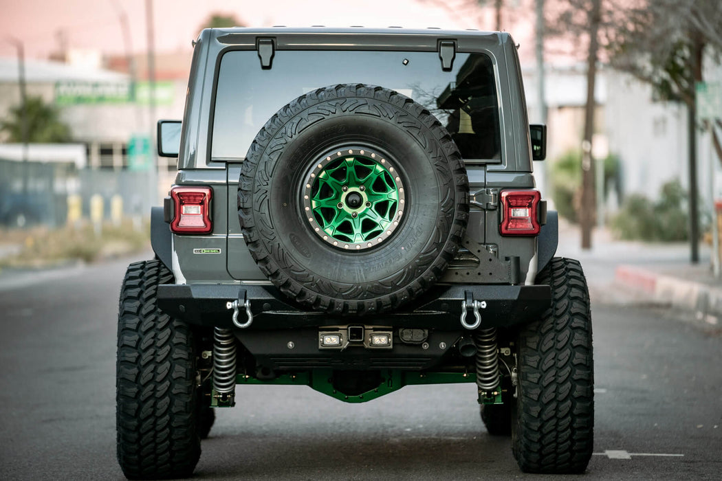 Jeep Wrangler JK & JL Bolt-On Hitch with LED Lights | DV8 Offroad