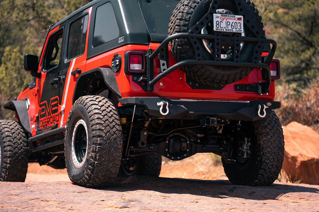 Jeep Wrangler JL High Clearance Rear Bumper — DV8 Offroad